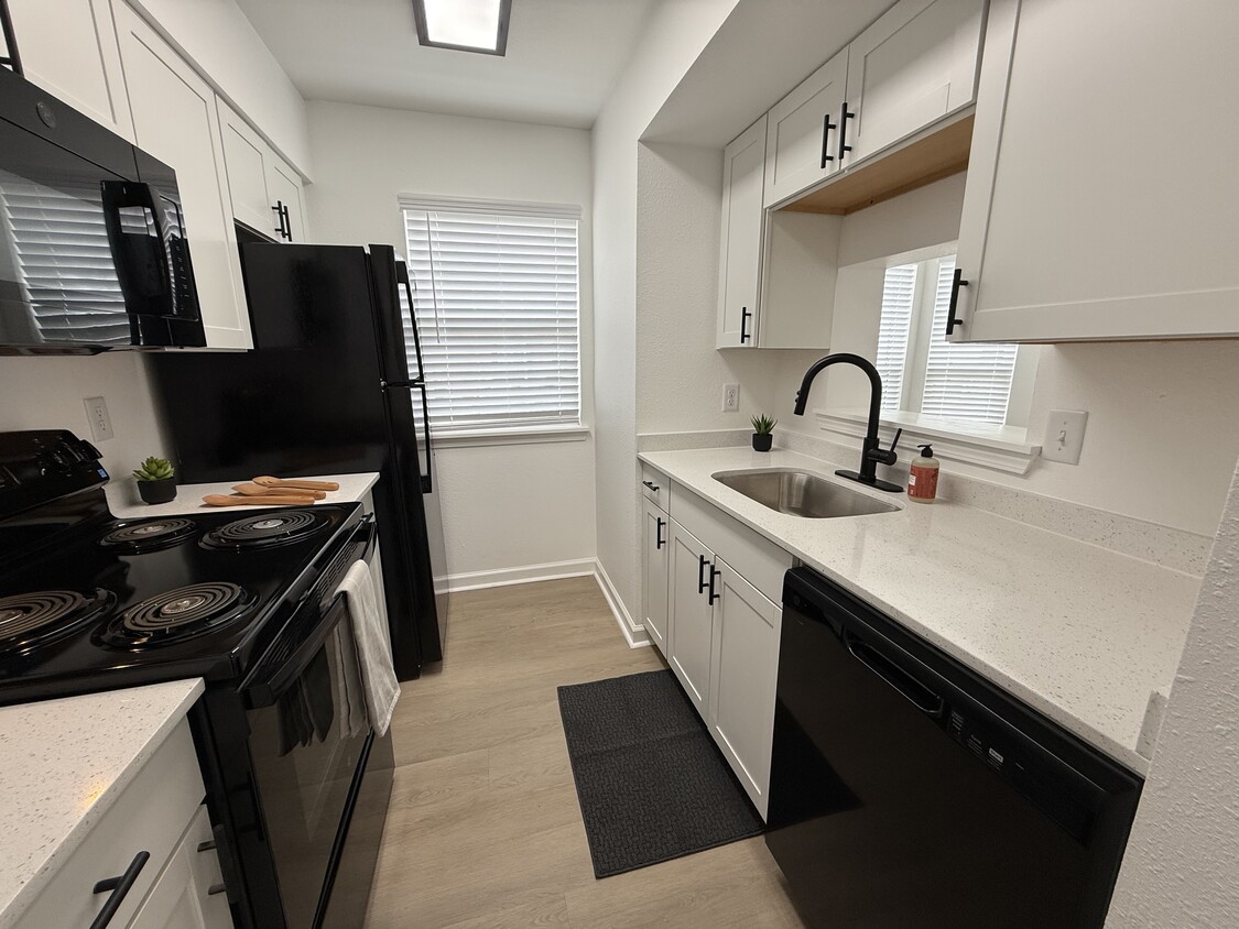 Upgraded Kitchen Interior - A2 One Bedroom Floorplan - A2