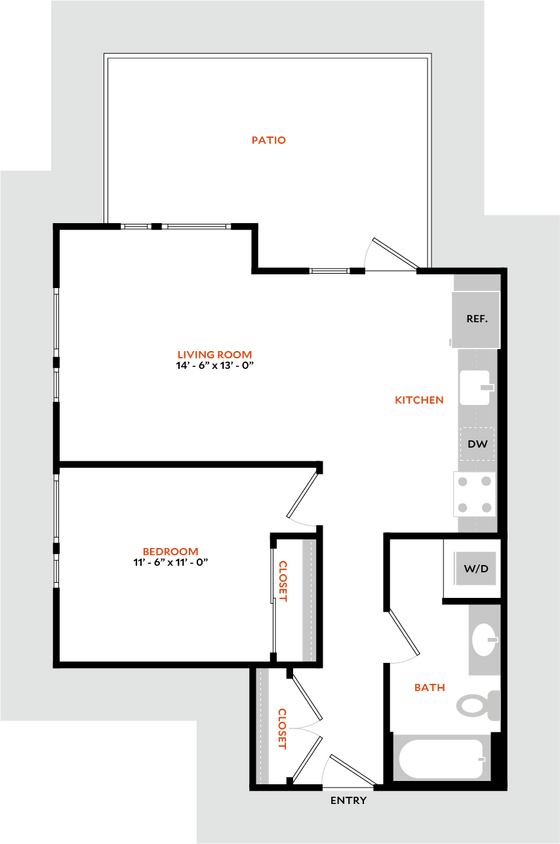 Floor Plan - South 1L