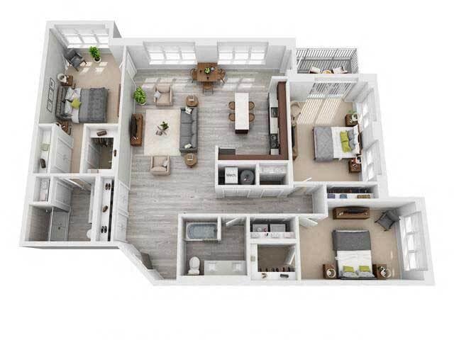 Floor Plan - c1-buck
