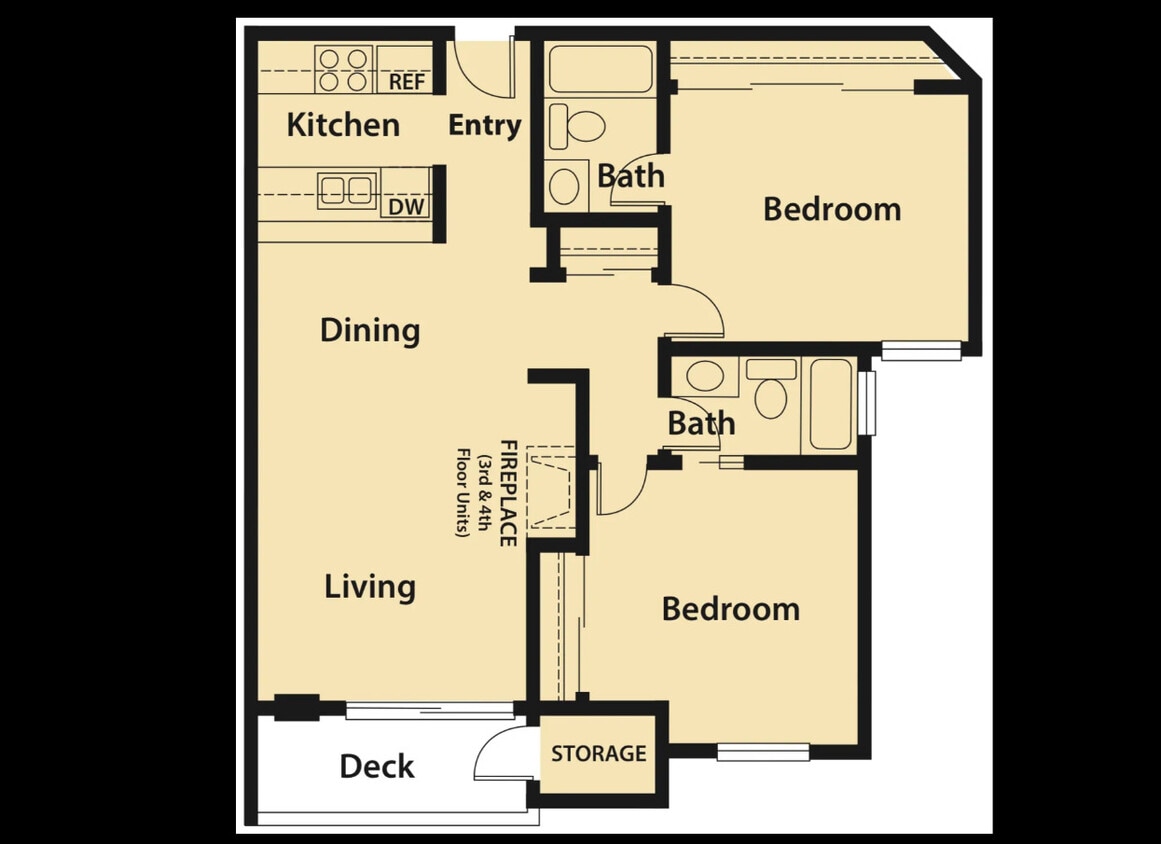 Floor Plan - G - 2X2 953