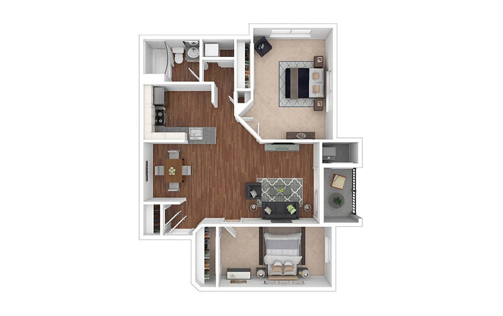 Floor Plan - Harris-Renovated