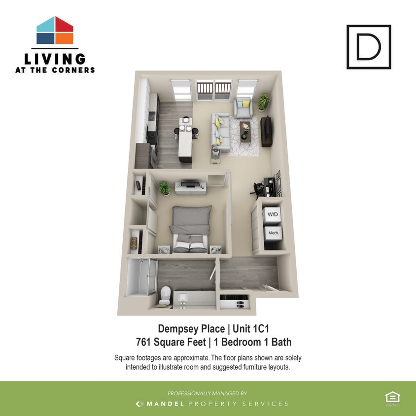 Dempsey Place Unit Style 1C1 - 1C1