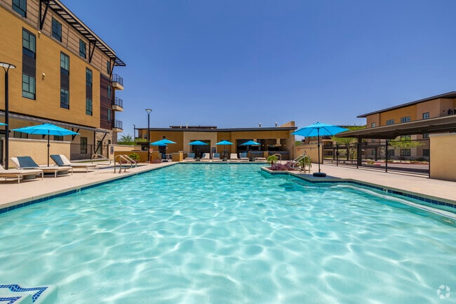 Resort Style Pool and Spa - Solace at Ballpark Village