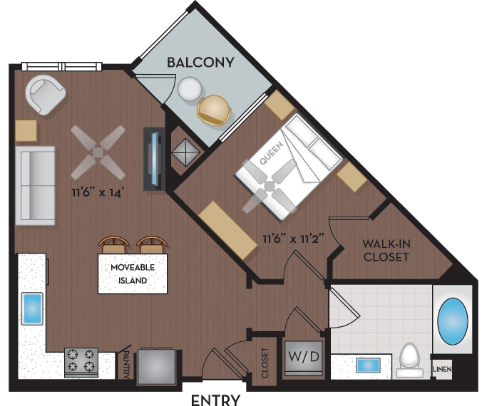 Floor Plan - 11F1A & 11F1B