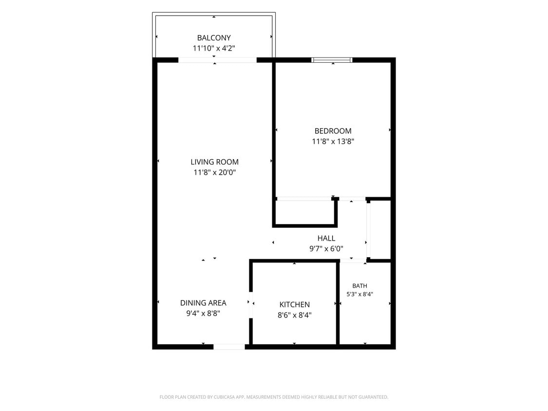 Floor Plan - Garden View 1/1 Units