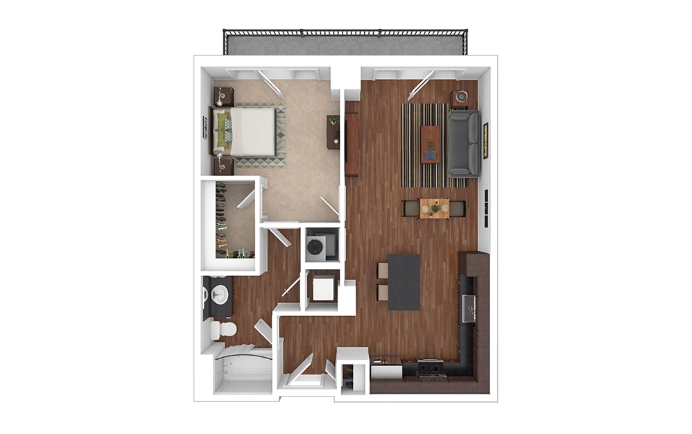 Floor Plan - A16R - The Encore