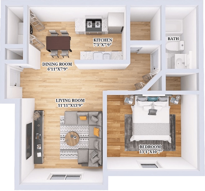 Floor Plan - The Foxfire