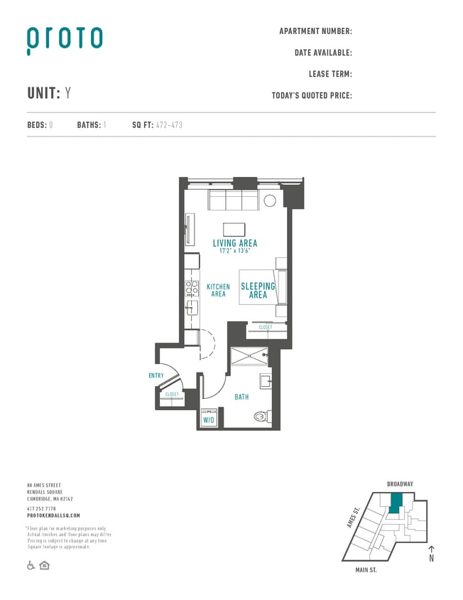 Floor Plan - Studio-Y