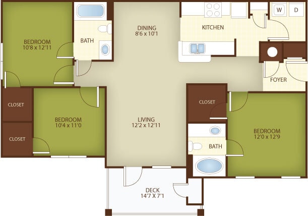 Floor Plan - The Magnolia