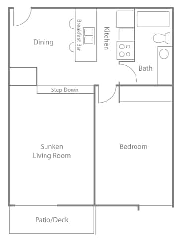 1 Bedroom - One Bedroom A