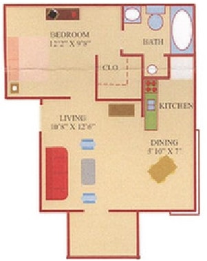 A1 Small - Junior One Bedroom