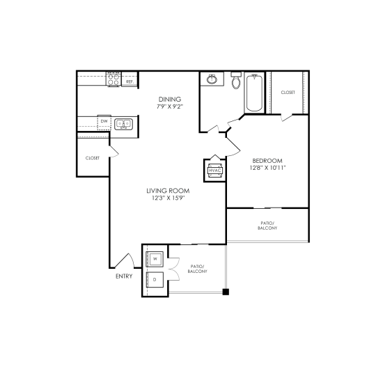 Floor Plan - A3 Renovated