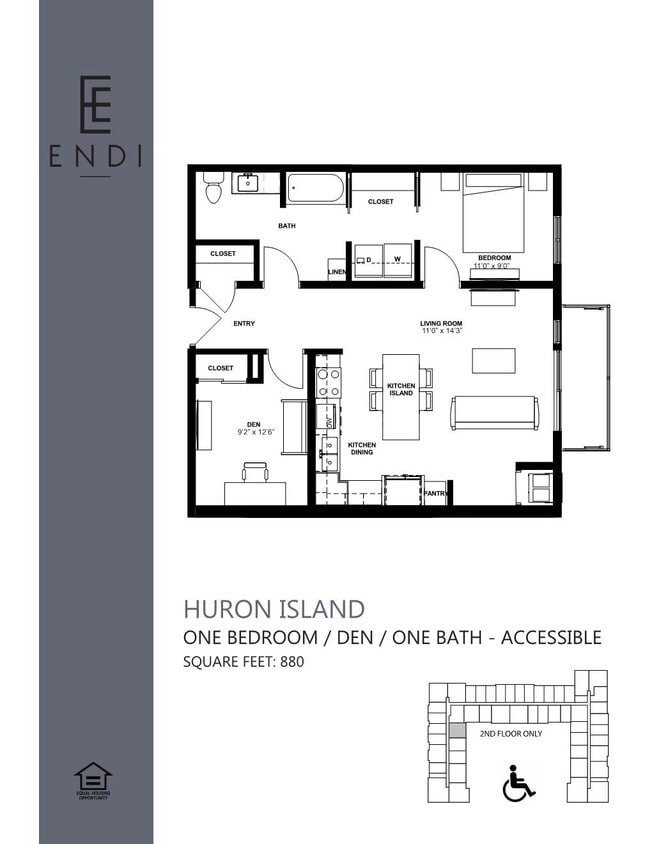 Floor Plan - Huron Island