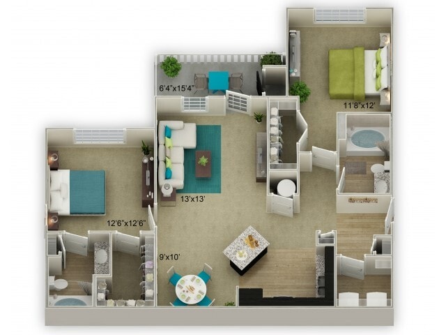 The Cumberland with Porch/Patio - Cumberland w/Screened In Patio or Porch