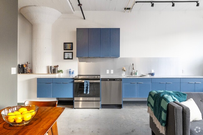 1BR,1BA - Kitchen - Lofts at the Mac