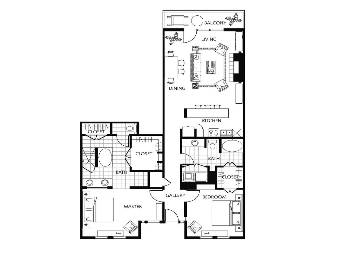 Floor Plan - Oaks 4C.A6.1