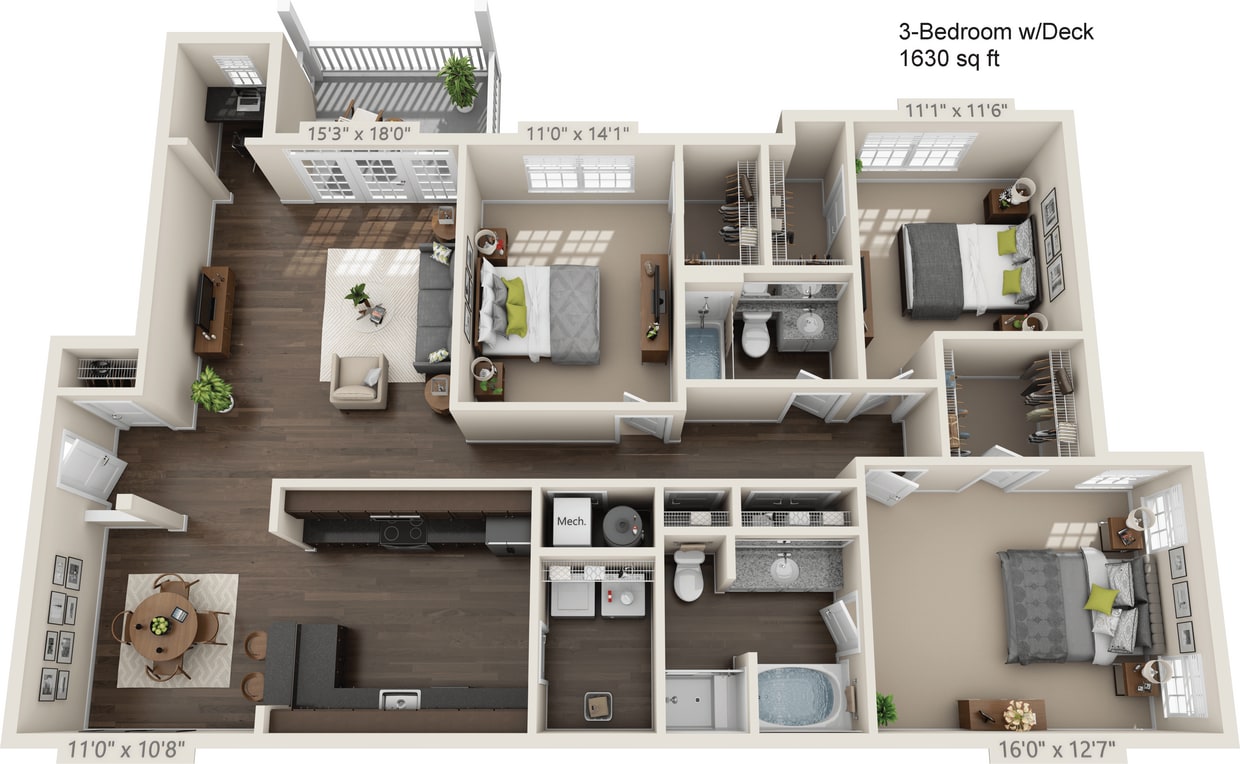 Floor Plan - Picturesque-D