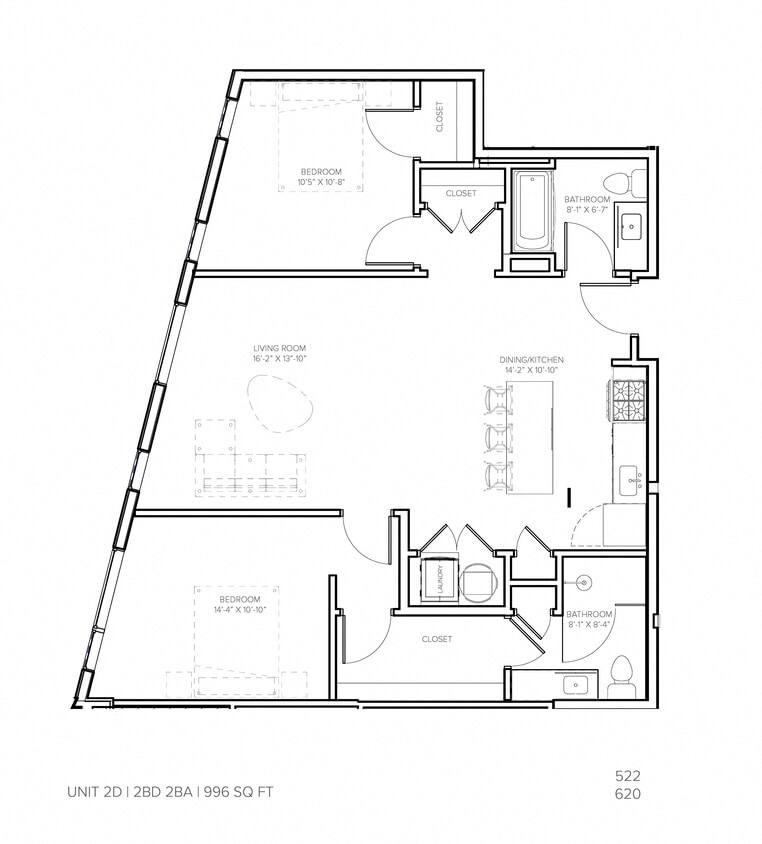 Floor Plan - Flats Unit 2D