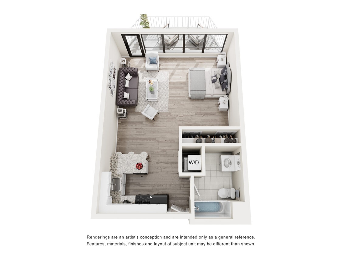 Studio with W/D - Studio with W/D [S 1,2,3]