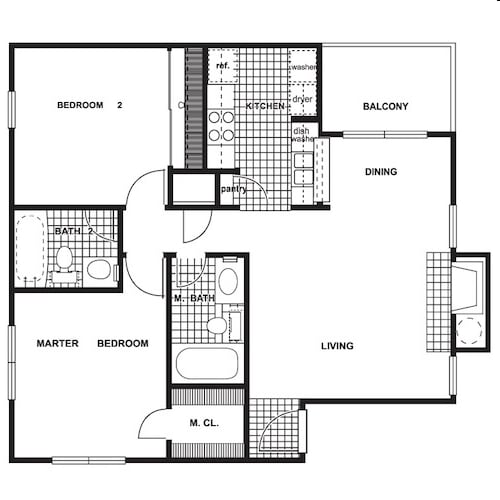 B2 - 2 Bedroom