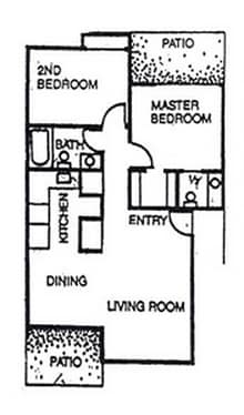 Broken Oak - 2BRx1.5Bath- Assigned Parking 