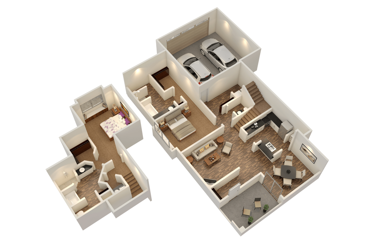 Floor Plan - San Luis Townhome