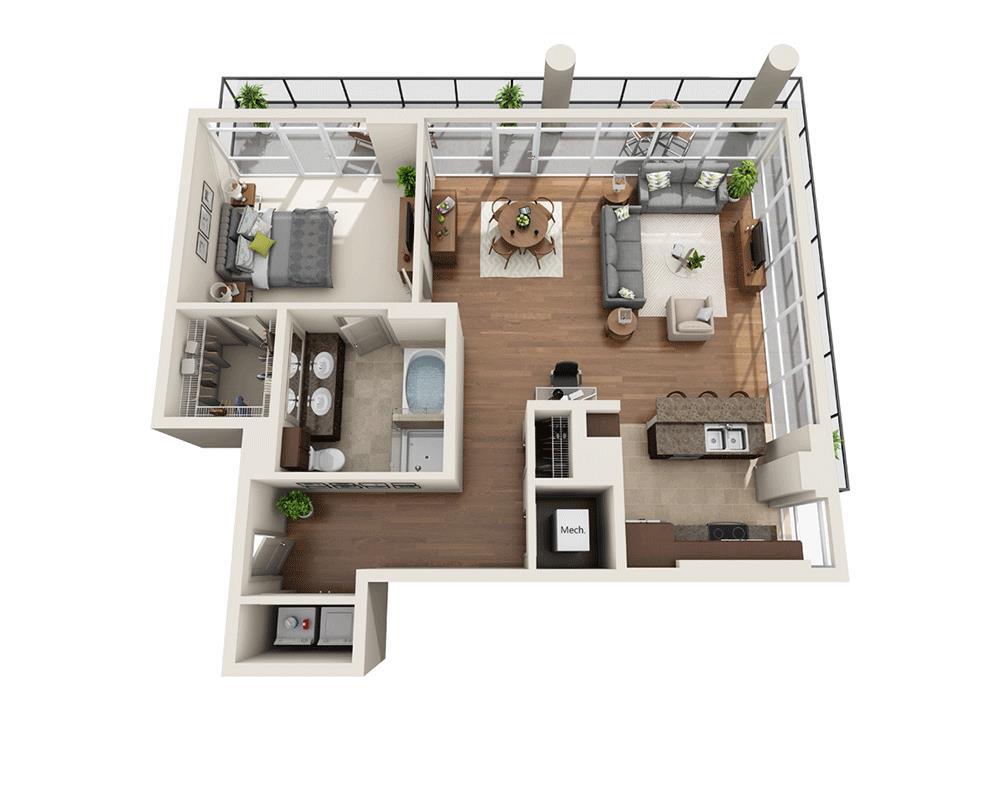 Floor Plan - Plan J (A1J)