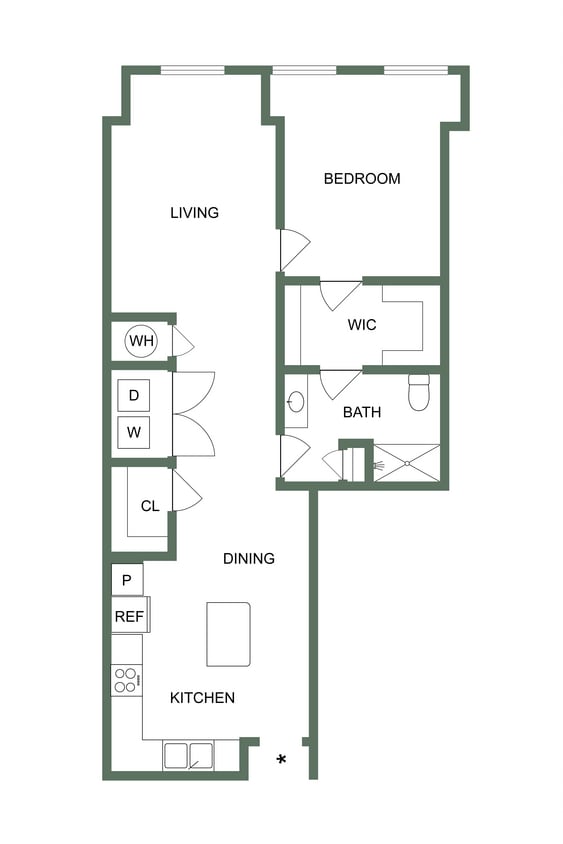 Floor Plan - The Clayton Mill (122)