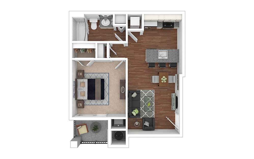 Floor Plan - Acadia-Renovated