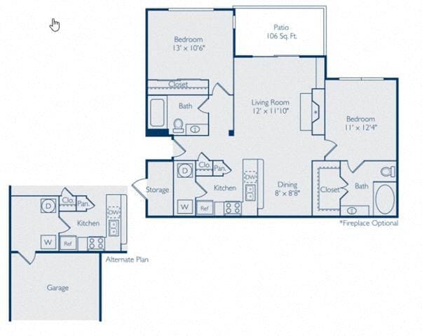 Floor Plan - B1 Upgraded