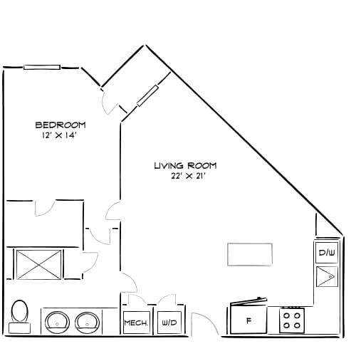 Floor Plan - Design 1D