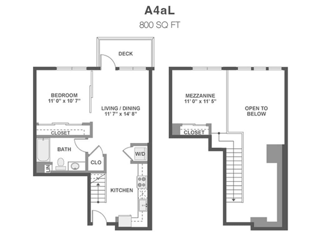 1-BedroomLoft-A4aL - A4aL