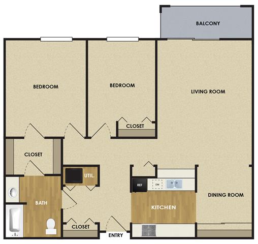 Floor Plan - Balsam Fir - 2C