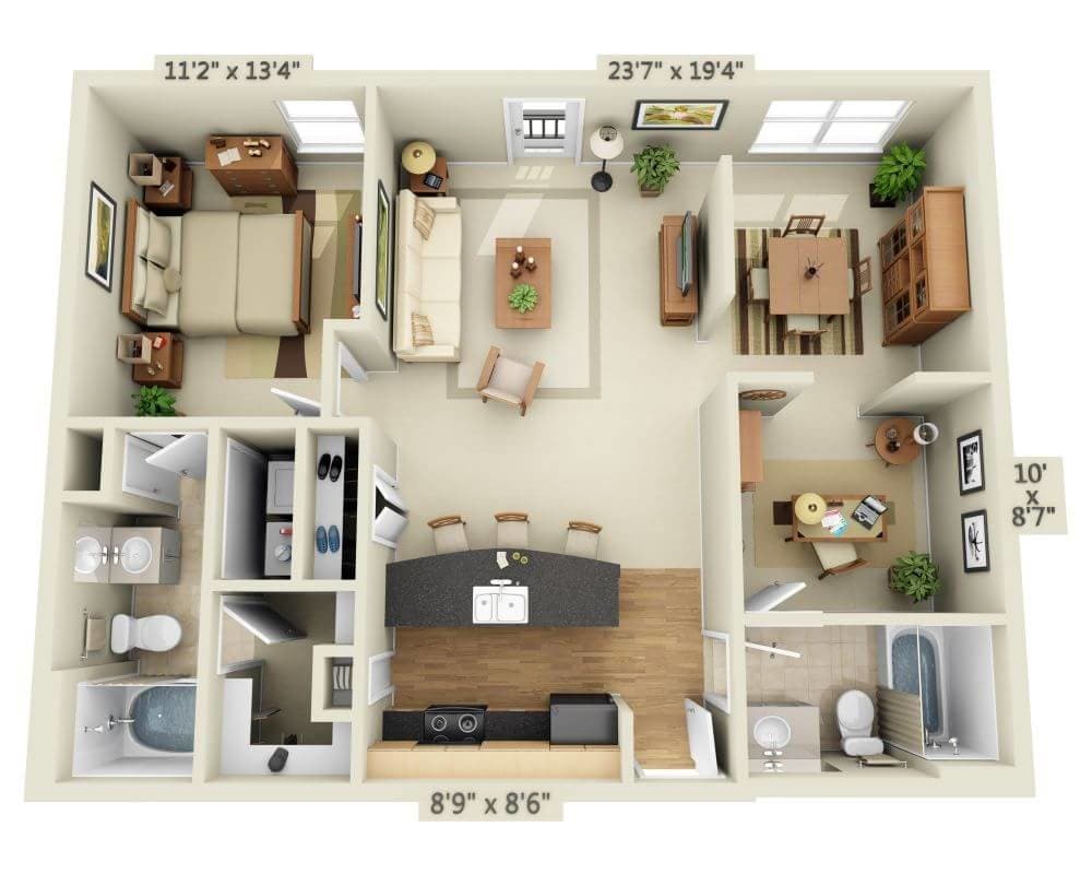 Floor Plan - Lakeside - Lipari