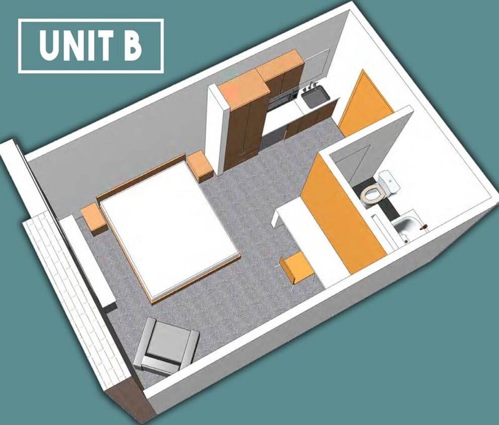 Floor Plan - 2nd Floor Studio
