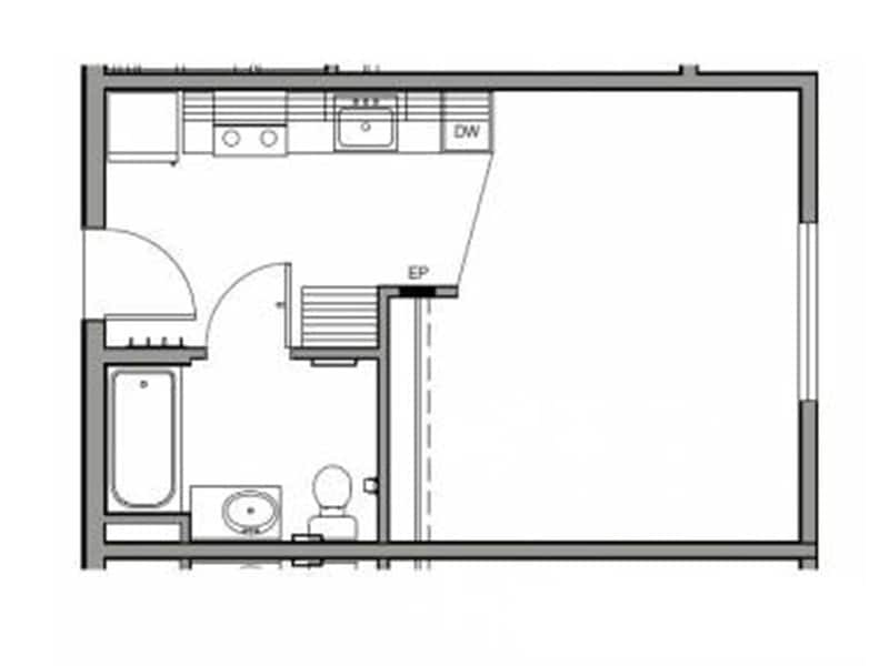 Floor Plan - Studio