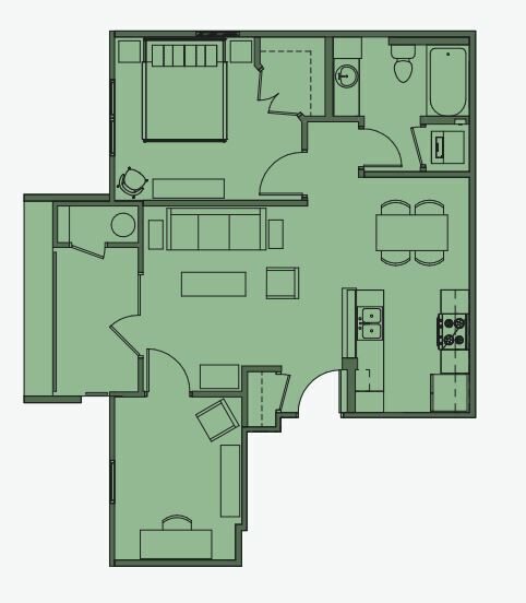 Floor Plan - Deluxe Single