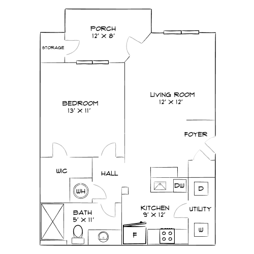 Floor Plan - Design 1A