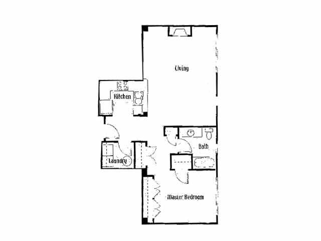 Split Studio Loft - U7 Urban One Bedroom