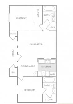 2BR/2BA Magnollia - 2 Bedroom