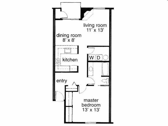 1BR/1BA - 1 Bedroom 1 Bath Room