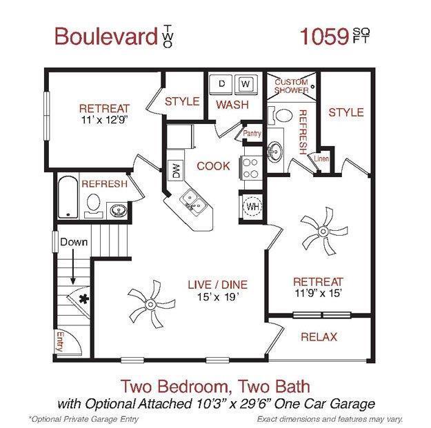 Floor Plan - Boulevard Two