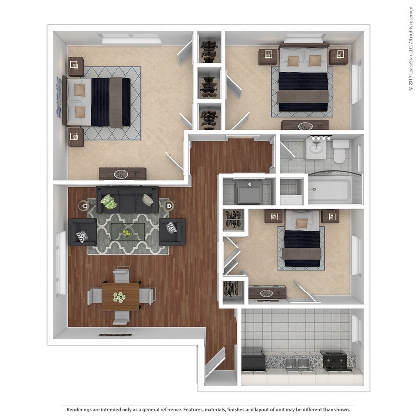 Floor Plan - Three Bedroom- Classic