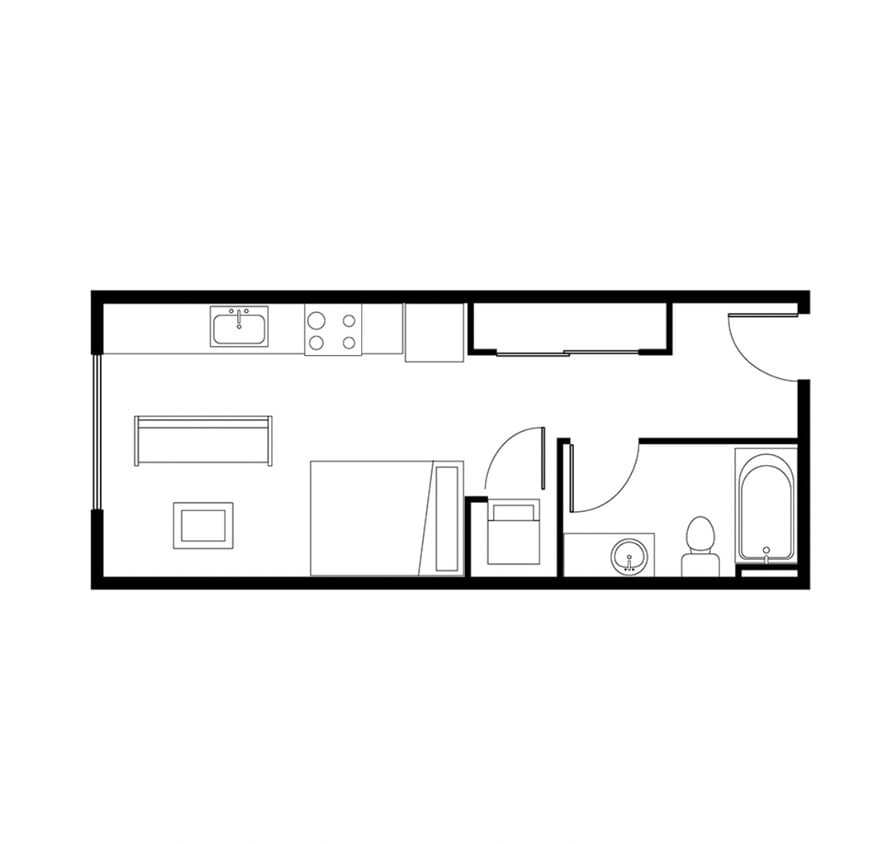 Floor Plan - Studio A