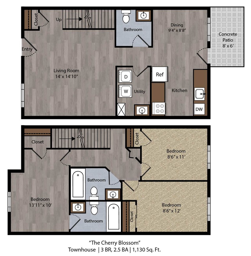 Floor Plan - The Cherry Blossom