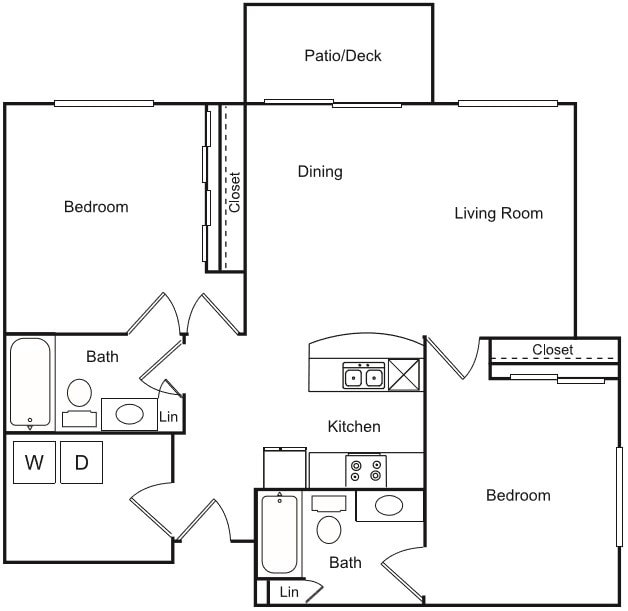 Floor Plan - B8 - 2x2
