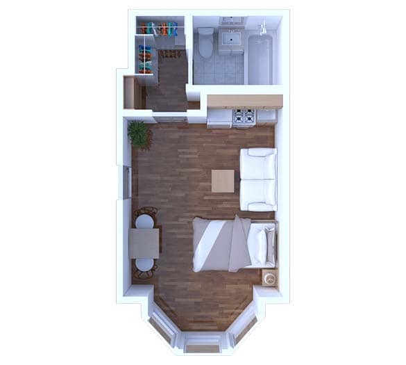 Floor Plan - Studio Floor Plan S17 664 2F