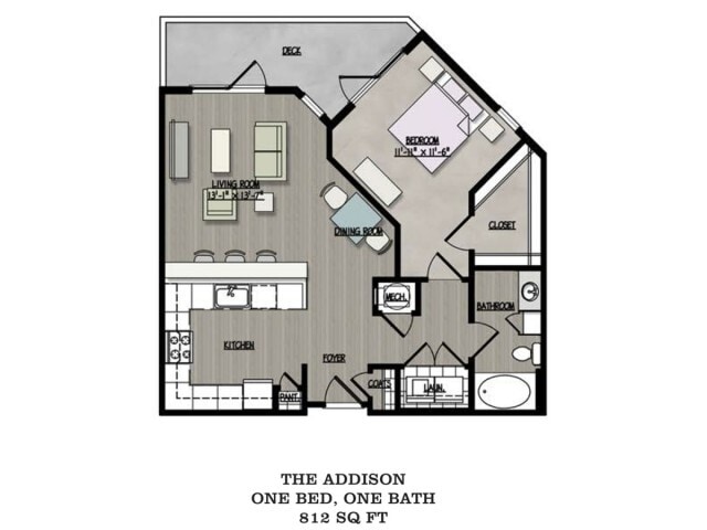 Floor Plan - The Addison
