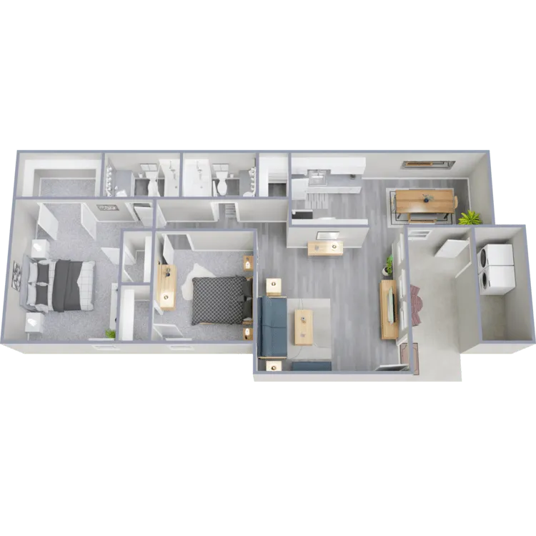 Floor Plan - 2x2