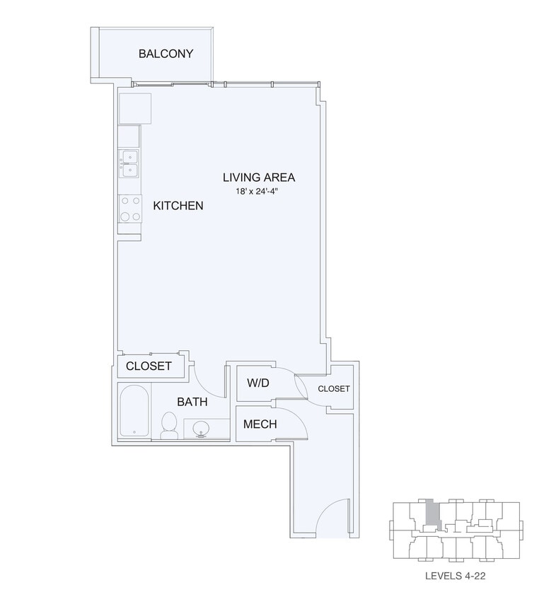 Floor Plan - Studio 5